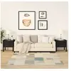 Image de Bijzettafels 2 st 50x50x49 cm massief grenenhout zwart813803
