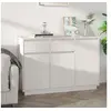 Image de Dressoir 110x34x75 cm massief grenenhout wit814330