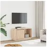 Image de Meuble TV 74x35x44 cm Bois de pin massif