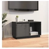 Image de Meuble TV Gris 74x35x44 cm Bois de pin massif814336