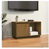 Image de Meuble TV Marron miel 74x35x44 cm Bois de pin massif814337