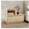 Image de Table de chevet 60x34x51 cm Bois de pin solide