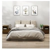 Image de Tables de chevet 2pcs Marron miel 60x34x51cm Bois de pin massif