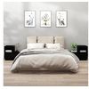 Image de Tables de chevet 2 pcs Noir 60x34x51 cm Bois de pin solide814383