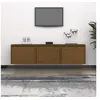 Image de Meubles TV 3 pcs Marron miel Bois massif de pin3100127