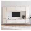 Image de Meubles TV 8 pcs Blanc Bois massif de pin3100195