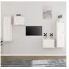 Image de Tv-meubelen 4 st massief grenenhout wit3100250
