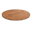 Image de Dessus de table rond Marron clair Ø30x1,5 cm Bois chêne traité