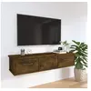 Image de Armoire murale Chêne fumé 88x26x18,5 cm Bois d ingénierie