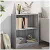 Image de Bibliothèque Sonoma gris 60x24x76 cm Bois d ingénierie