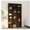 Image de Cd-kast 102x23x177,5 cm bewerkt hout gerookt eikenkleurig815090