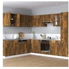 Image de Armoire suspendue Chêne fumé 60x31x60 cm Bois d ingénierie