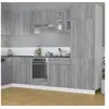 Image de Armoire en verre suspendue Sonoma gris Bois d ingénierie