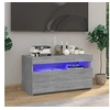 Image de Meuble TV avec lumières LED Sonoma gris 75x35x40 cm815125