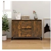 Image de Buffet Chêne fumé 104x35x70 cm Bois d ingénierie