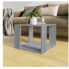 Image de Table basse Sonoma gris 40x40x30 cm Bois d ingénierie