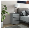 Image de Tables de chevet 2 pcs Sonoma gris 40x35x62,5cm Bois ingénierie