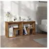 Image de Tables de chevet 2 pcs Chêne fumé 40x30x40 cm Bois d ingénierie
