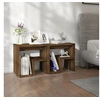 Image de Tables de chevet 2 pcs Chêne marron 40x30x40 cm Bois ingénierie