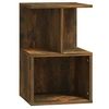 Image de Tables de chevet 2 pcs Chêne fumé 35x35x55 cm Bois d'ingénierie