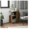 Image de Table d appoint Chêne fumé 36x30x56 cm Bois d ingénierie