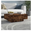Image de Table basse Chêne fumé 90x60x31 cm Bois d ingénierie