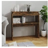Image de Table console Chêne fumé 80x30x80 cm Bois d ingénierie