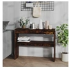 Image de Table console Chêne fumé 102x30x80 cm Bois d'ingénierie815219