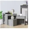 Image de Tables gigognes 3 pcs Sonoma gris Bois d ingénierie