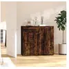 Image de Buffet Chêne fumé 80x36x75 cm Bois d ingénierie