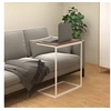 Image de Bijzettafel 55x35x66 cm bewerkt hout wit343095