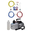 Image de Pompe à vide 100 L min avec manomètre à 2 voies en kit d outils