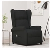 Image de Fauteuil inclinable électrique à oreilles noir tissu