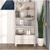 Image de Buffet HAMAR Bois massif de pin Blanc3100935