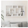 Image de Wandschap 8 vakken hoogglans wit342591