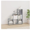 Image de Bibliothèque escalier Sonoma gris 107 cm Bois d'ingénierie342607
