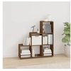 Image de Bibliothèque escalier Chêne marron 107 cm Bois d ingénierie