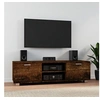 Image de Meuble TV Chêne fumé 140x40,5x35 cm Bois d'ingénierie342626