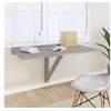 Image de Table murale pliable Sonoma gris 100x60x56 cm Bois d ingénierie
