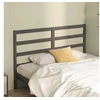Image de Hoofdbord 146x4x100 cm massief grenenhout grijs817642