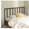 Image de Hoofdbord 146x4x100 cm massief grenenhout grijs817692