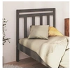 Image de Hoofdbord 96x4x100 cm massief grenenhout grijs817772