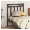 Image de Hoofdbord 106x4x100 cm massief grenenhout grijs817777