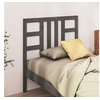 Image de Hoofdbord 106x4x100 cm massief grenenhout grijs817827