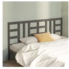 Image de Hoofdbord 186x4x100 cm massief grenenhout grijs817857