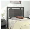 Image de Hoofdbord 95,5x4x100 cm massief grenenhout grijs817922