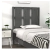 Image de Hoofdbord 80,5x4x100 cm massief grenenhout grijs817967