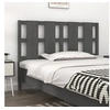 Image de Hoofdbord 125,5x4x100 cm massief grenenhout grijs817982