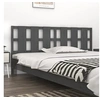 Image de Hoofdbord 205,5x4x100 cm massief grenenhout grijs818012