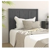 Image de Hoofdbord 80,5x4x100 cm massief grenenhout grijs818067